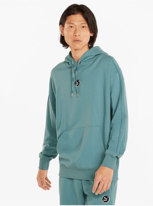 Petrol men's hoodie Puma Go For - Men