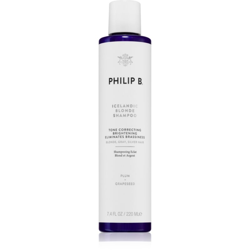 Philip B. Icelandic Blonde sampon szőke és ősz hajra 220 ml-Ár