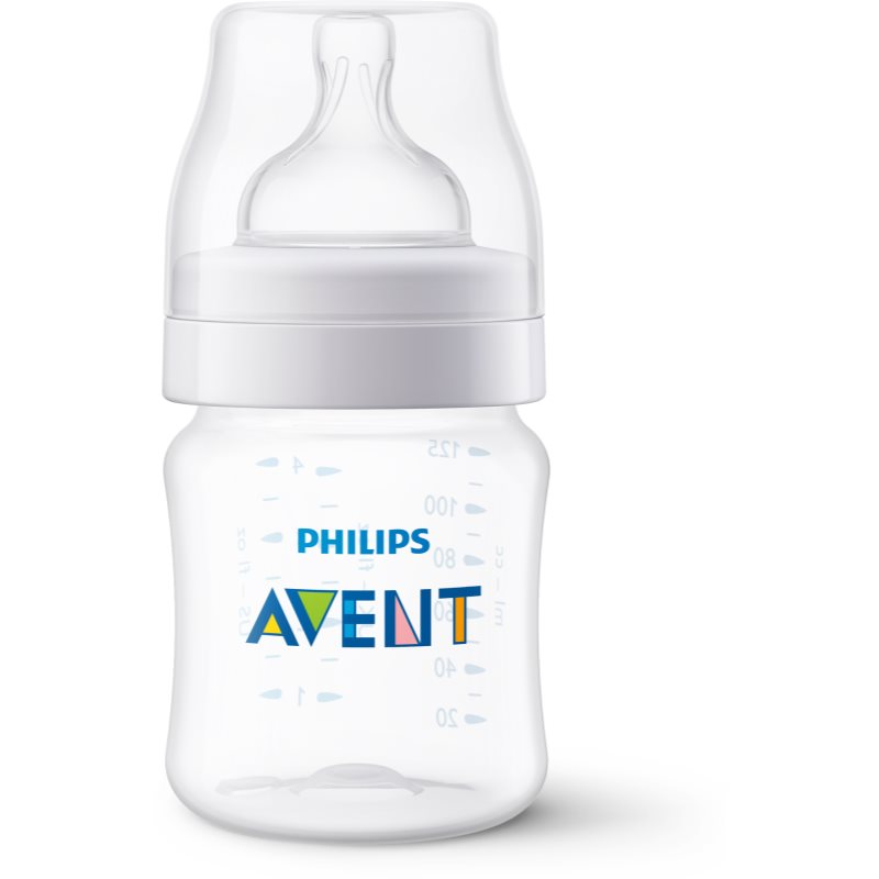 Philips Avent Anti-colic SCY100/01 cumisüveg antikólikus 0 m+ 125 ml