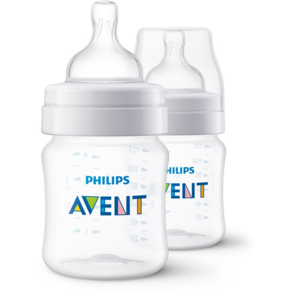 Philips Avent Anti-colic SCY100/02 cumisüveg antikólikus 0 m+ 2x125 ml