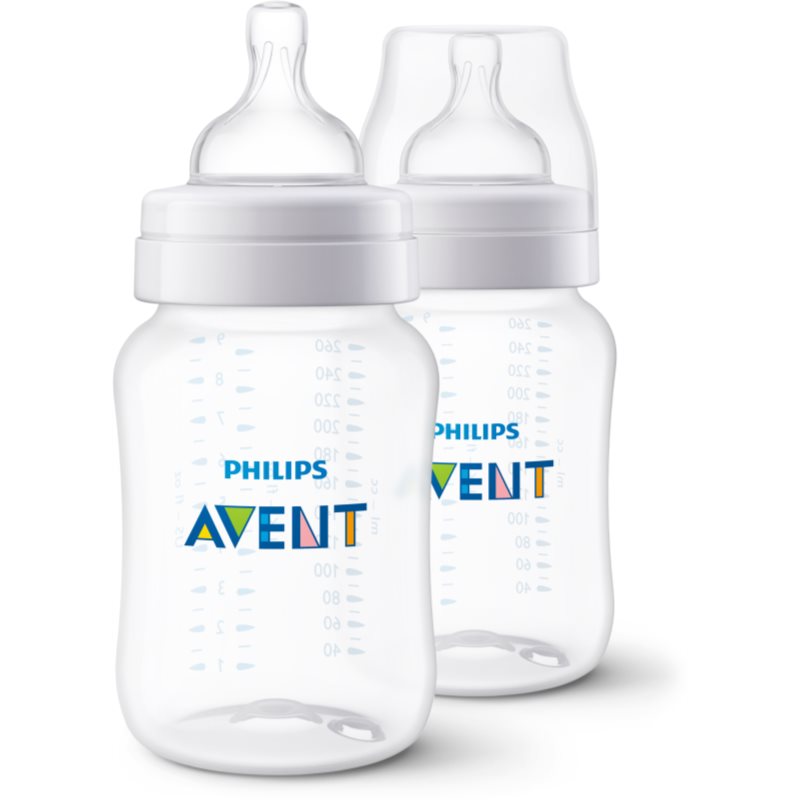 Philips Avent Anti-colic SCY103/02 cumisüveg antikólikus 1 m+ 2x260 ml