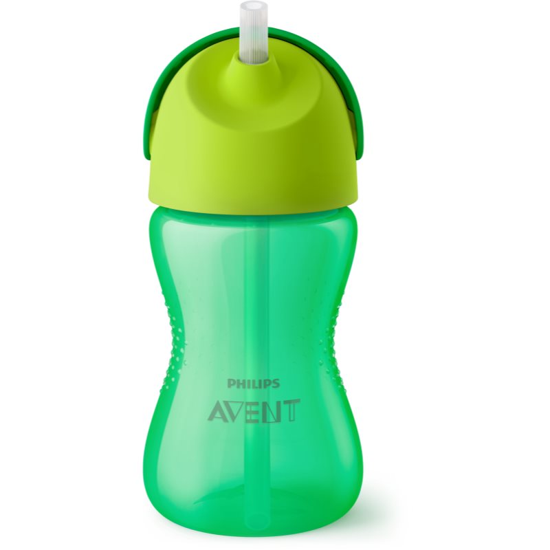 Philips Avent Bendy Straw SCF798/01 12m+ bögre rugalmas szívószállal Green 300 ml