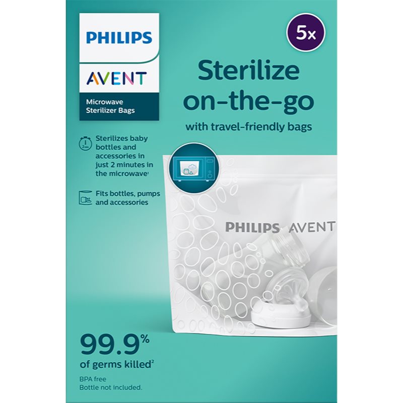 Philips Avent Steriliser bags SCF297/05 sterilizációs zacskók mikrohullámú sütőbe 5 db-Ár