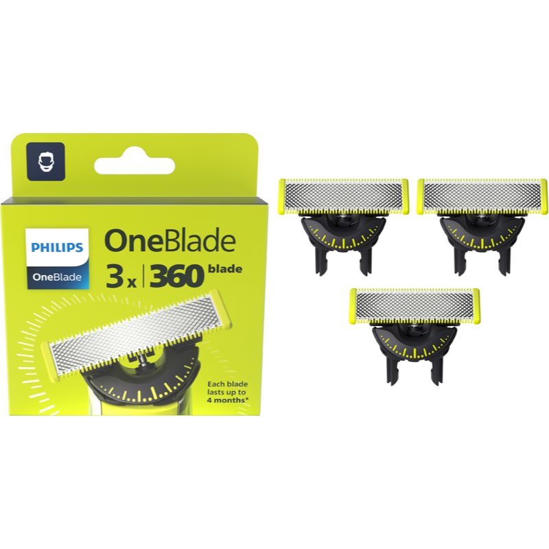 Philips OneBlade 360 QP430/50 tartalék pengék for Philips OneBlade 3 db-Ár