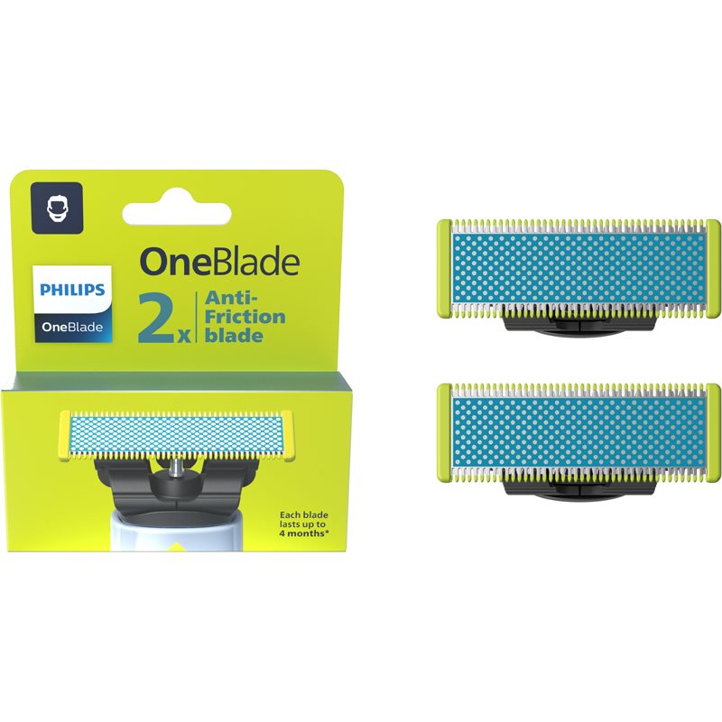 Philips OneBlade Anti-Friction QP225/50 tartalék pengék for Philips OneBlade 2 db-Ár