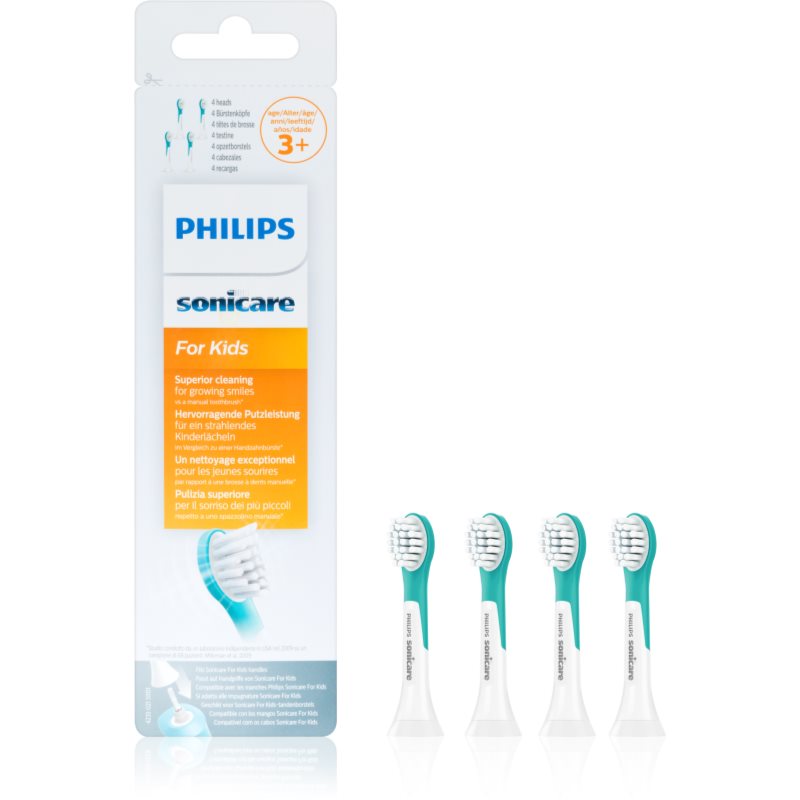 Philips Sonicare For Kids 3+ Compact HX6034/33 csere fejek a fogkeféhez HX6034/33 4 db-Eredeti