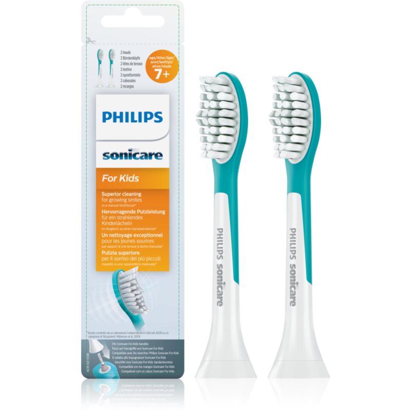 Philips Sonicare For Kids 7+ Standard HX6042/33 csere fejek a fogkeféhez gyermekeknek HX6042/33 2 db-Eredeti