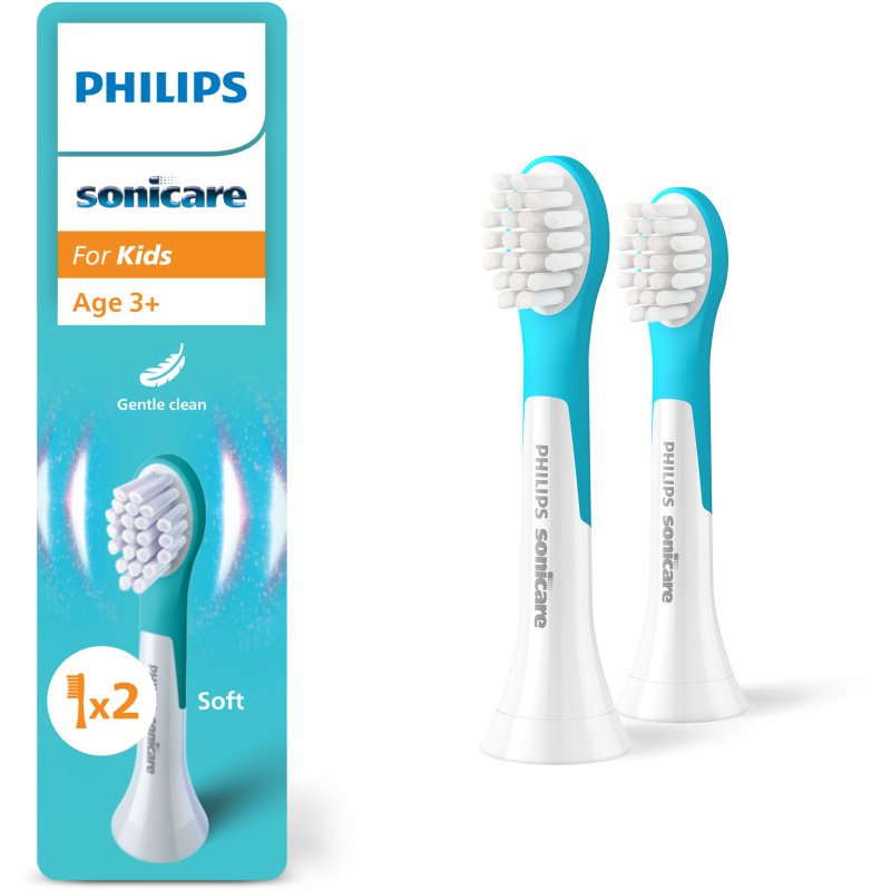 Philips Sonicare For Kids Mini 3+ HX6032/90 csere fejek a fogkeféhez gyermekeknek 2 db