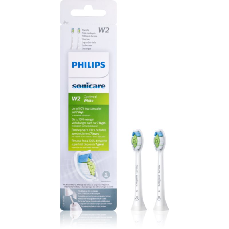 Philips Sonicare Optimal White Standard HX6062/10 csere fejek a fogkeféhez White 2 db-Ár