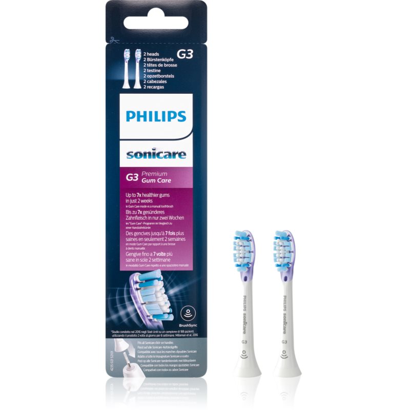 Philips Sonicare Premium Gum Care Standard HX9052/17 csere fejek a fogkeféhez White 2 db-Eredeti