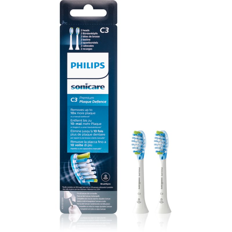 Philips Sonicare Premium Plaque Defence Standard HX9042/17 csere fejek a fogkeféhez 2 db-Eredeti