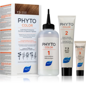 Phyto Color hajfesték ammónia nélkül árnyalat 7.3 Golden Blonde 1 db-Eredeti