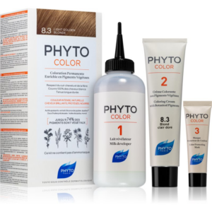 Phyto Color hajfesték ammónia nélkül árnyalat 8.3 Light Golden Blond 1 db-Eredeti
