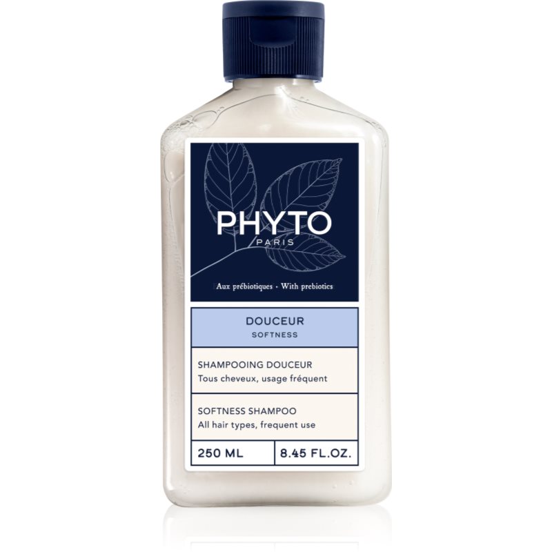 Phyto Douceur Softness Shampoo sampon a fejbőr szerkezetének megújítására hidratálást és fényt biztosít 250 ml