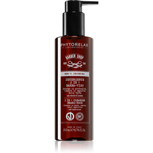 Phytorelax Laboratories Men's Grooming Barber Shop tisztító gél uraknak 200 ml-Ár