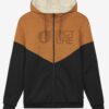 Picture Plush Men's Brown-Black Zip Hoodie - Men