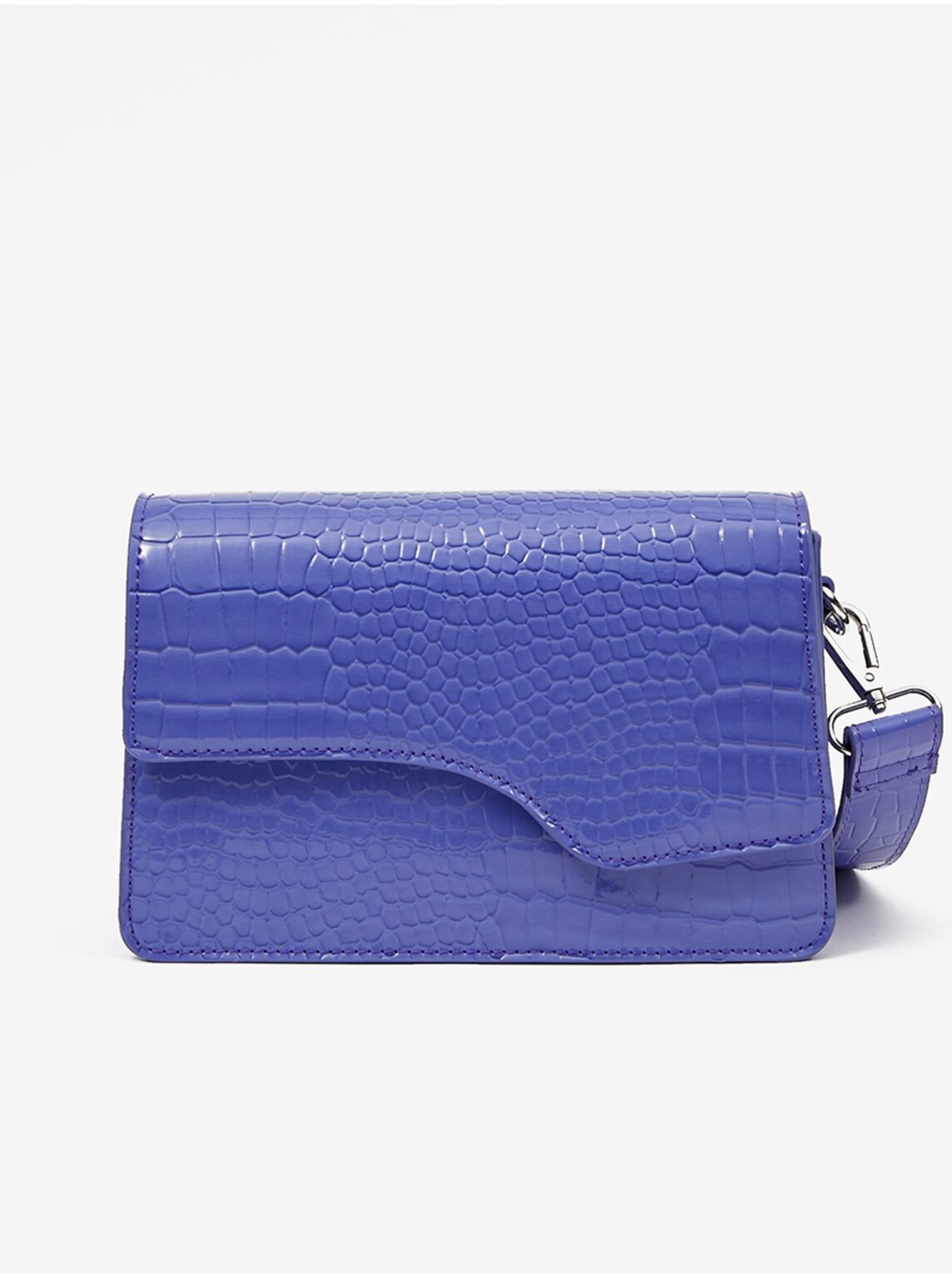 Pieces Light Purple Women's Crossbody Bag with Crocodile Pattern Piece - Women's
