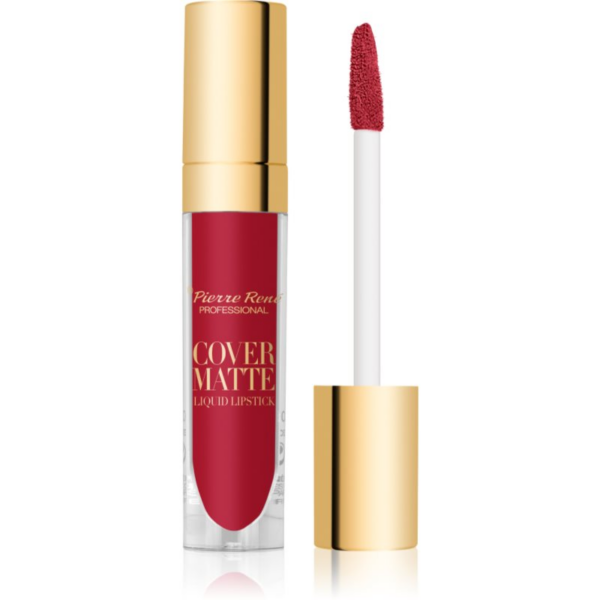 Pierre René Cover Matte mattító folyékony rúzs árnyalat 01 True Red 5 ml