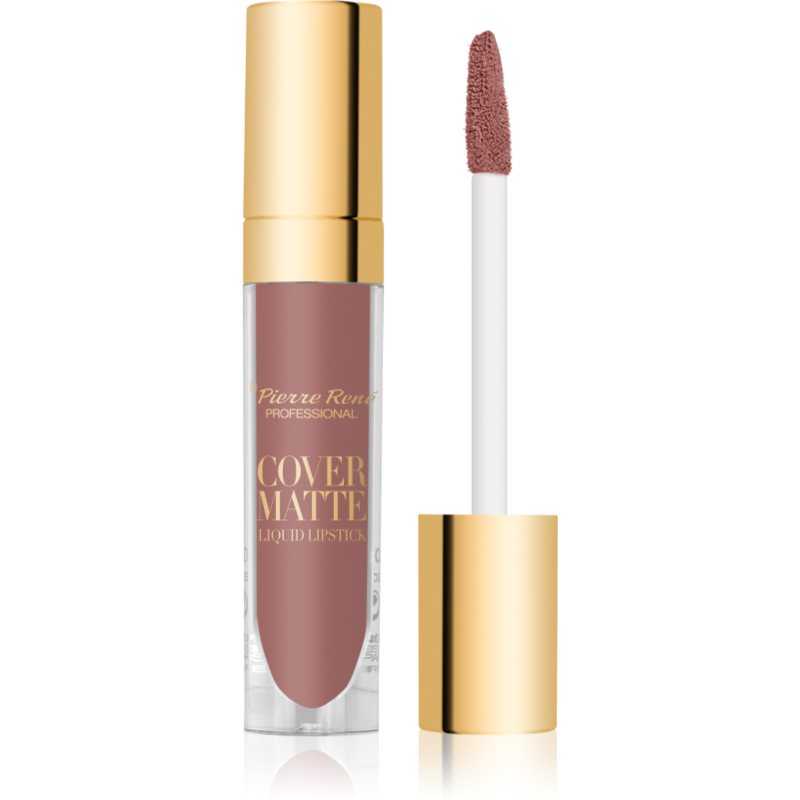 Pierre René Cover Matte mattító folyékony rúzs árnyalat 04 Dusky Rose 5 ml-Ár