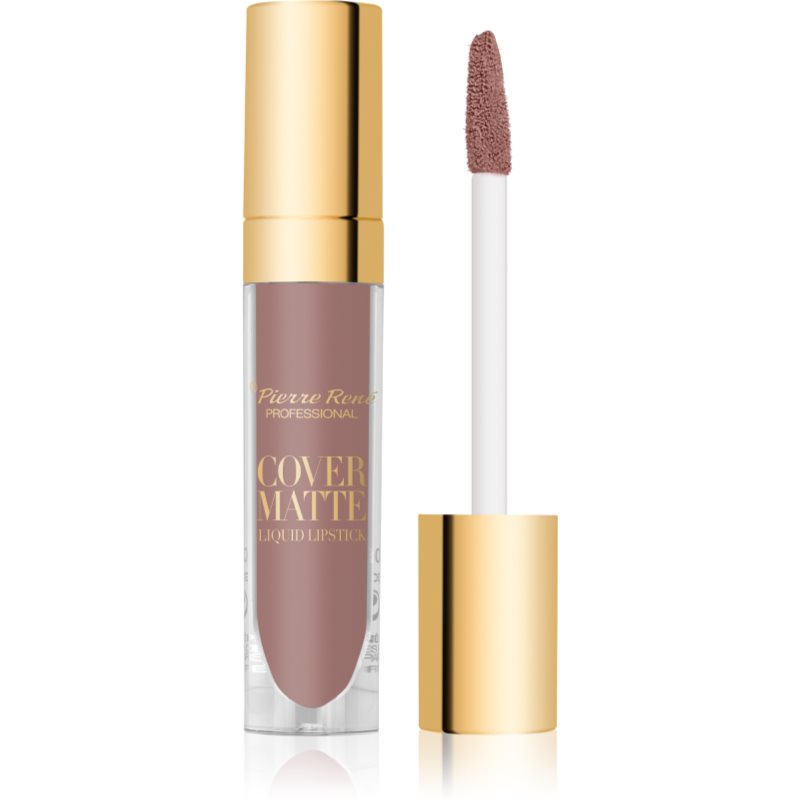 Pierre René Cover Matte mattító folyékony rúzs árnyalat 06 Burnt Sugar 5 ml-Ár