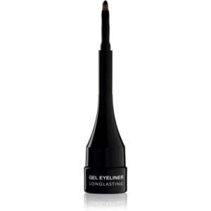 Pierre René Eyes Eyeliner tartós zselés szemhéjtus vízálló árnyalat 01 Carbon Black  2