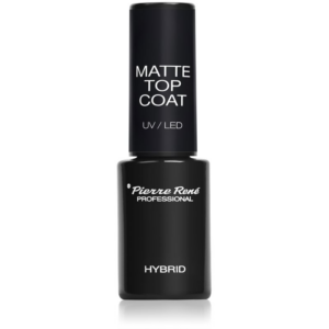 Pierre René Nails Hybrid fedő gél lakk matt hatású 6 ml-Eredeti
