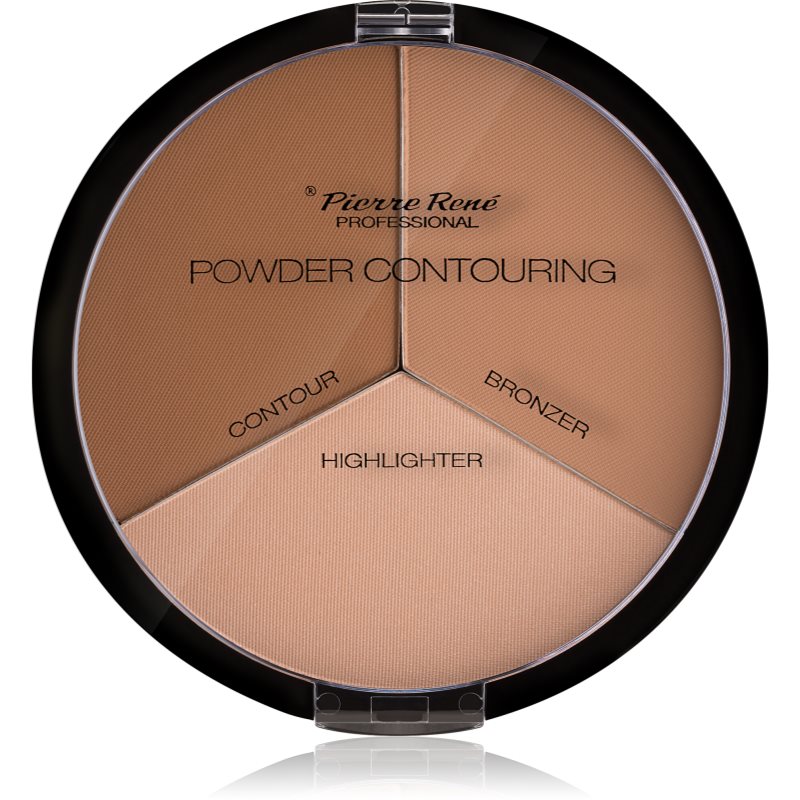 Pierre René Powder Contouring Púderes highlight és kontúr paletta 23 g-Eredeti
