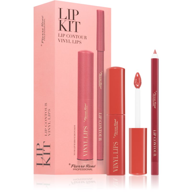 Pierre René Professional Lip Kit ajándékszett az ajkakra 04 Warm Nude Fusion 2 db-Ár