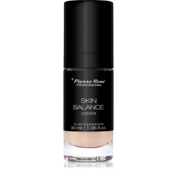 Pierre René Skin Balance Cover vízálló folyékony make-up árnyalat 20 Clear Light 30 ml-Eredeti