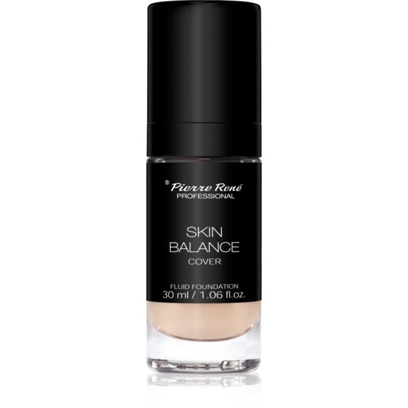 Pierre René Skin Balance Cover vízálló folyékony make-up árnyalat 20 Clear Light 30 ml-Eredeti