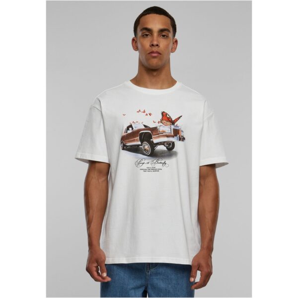 Pimp and Butterfly Oversize T-shirt white