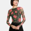 Pink-Black Women's Floral Body Desigual Sally - Women