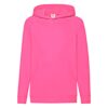 Pink Children's Hoodie Fruit of the Loom