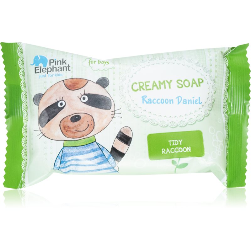 Pink Elephant Boys Szilárd szappan gyermekeknek Raccoon Daniel 90 g-Ár