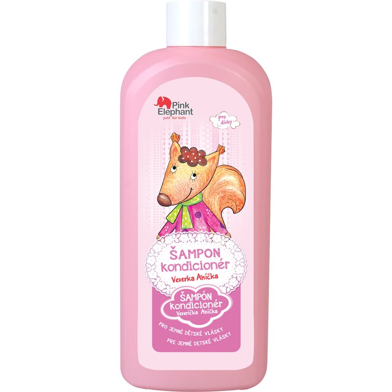 Pink Elephant Girls sampon és kondicionáló 2 in1 gyermekeknek Squirrel 500 ml-Ár