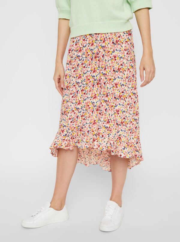 Pink Floral Midi Skirt Pieces Mayrin - Women