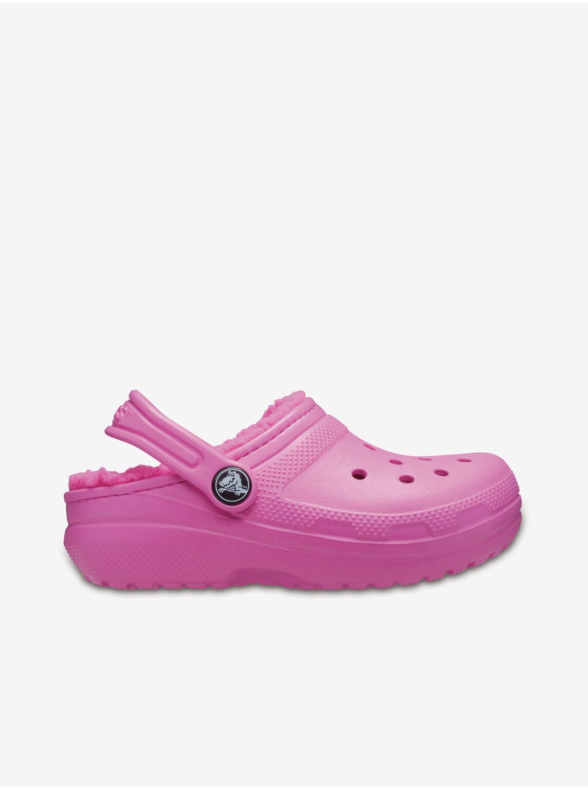 Pink Girls' Slippers Crocs - Girls