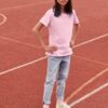 Pink Girls' T-shirt Iconic Fruit of the Loom