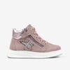 Pink Girly Ankle Suede Sneakers Richter - Girls