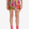 Pink Girly Flowered Skirt Desigual Flowers - Girls