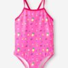 Pink Girly Patterned Swimwear Name It Ziza - Girls
