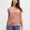 Pink Glossy Top ONLY Madi - Women