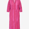 Pink Ladies Striped Shirt Maxi-Dress ONLY CARMAKOMA Marrakes - Ladies