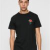 Pink T-shirt black