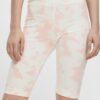 Pink-White Patterned Short Leggings Pieces Tabbi - Women's