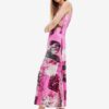 Pink Women Patterned Maxi-Dresses Desigual Cretona - Women