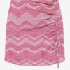 Pink Women Patterned Mini Skirt ONLY Nova - Women