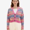 Pink Women Striped Sweater Tom Tailor - Women