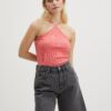 Pink Womens Basic Tank Top Noisy May Maya - Women