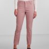 Pink Women's Cropped Mom Fit Jeans Pieces Kesia - Women's